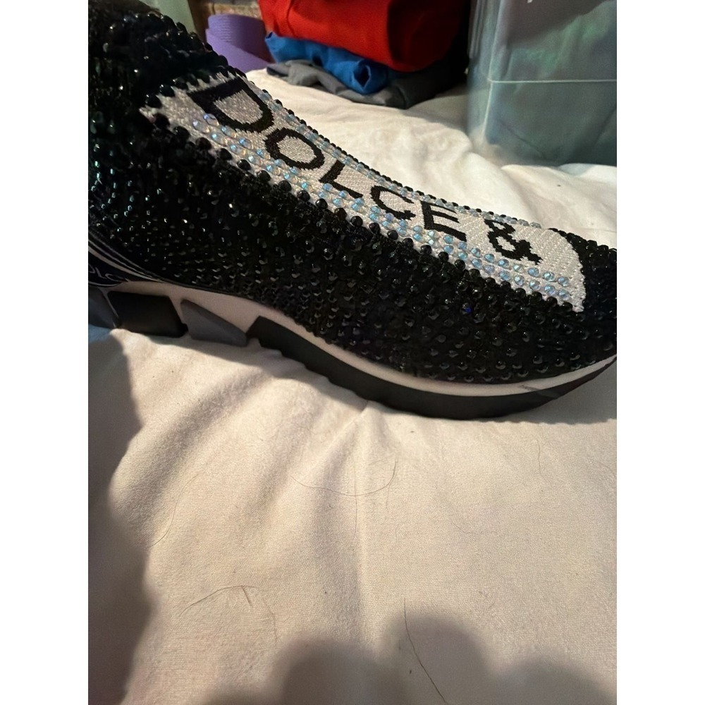 Crystal Embellished Sneakers Size 40 - Picture 10 of 11